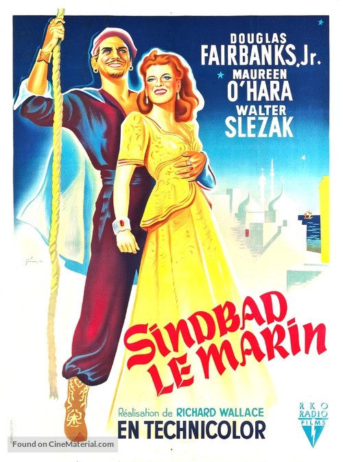 Sinbad the Sailor - French Movie Poster