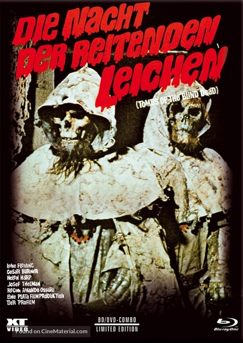 La noche del terror ciego - Austrian Blu-Ray movie cover