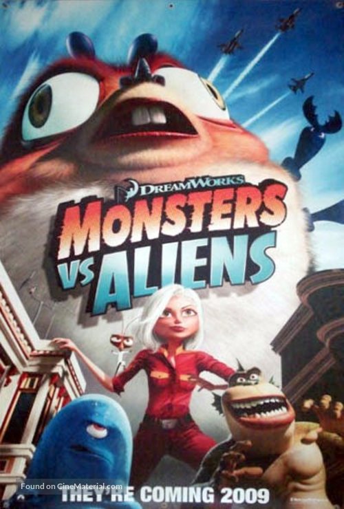 Monsters vs. Aliens - Movie Poster