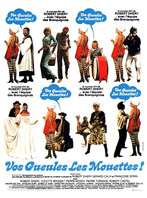 Vos gueules les mouettes! - French Movie Poster