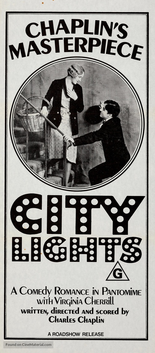 City Lights - Australian Re-release movie poster