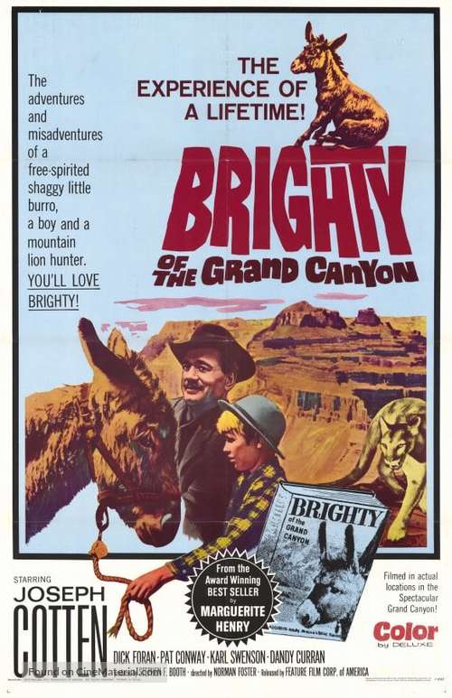 Brighty of the Grand Canyon - Movie Poster