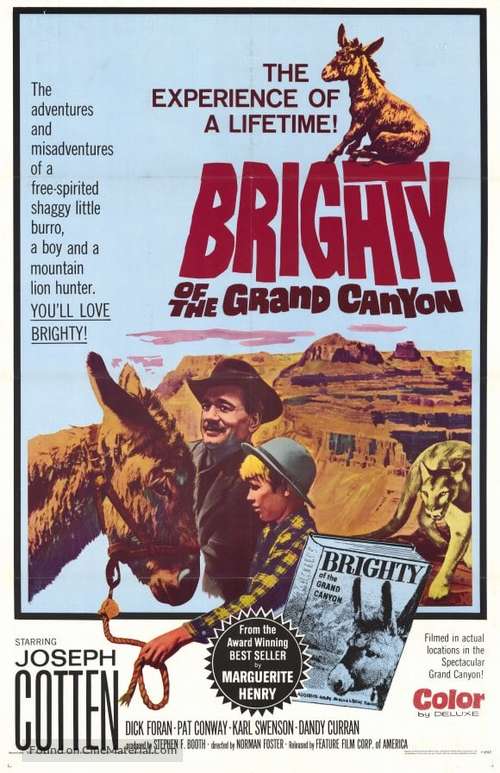 Brighty of the Grand Canyon - Movie Poster