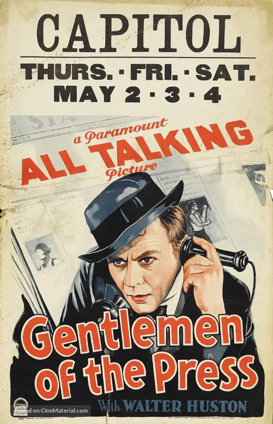 Gentlemen of the Press - Movie Poster