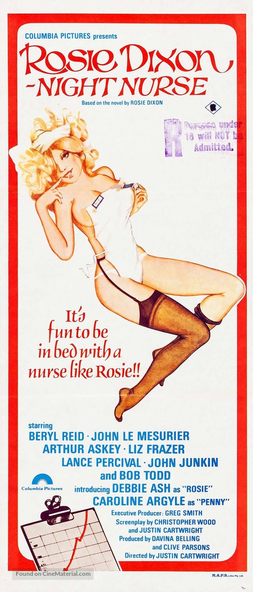 Rosie Dixon - Night Nurse - Australian Movie Poster