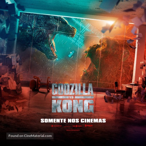 Godzilla vs. Kong - Brazilian Movie Poster