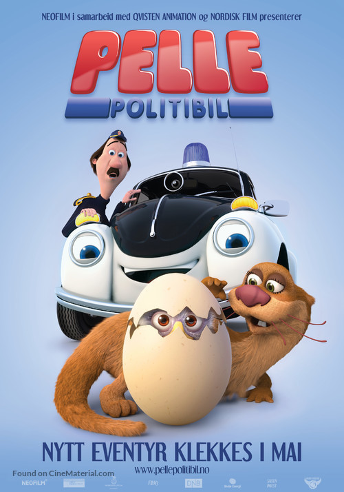 Pelle Politibil p&aring; sporet - Norwegian Movie Poster