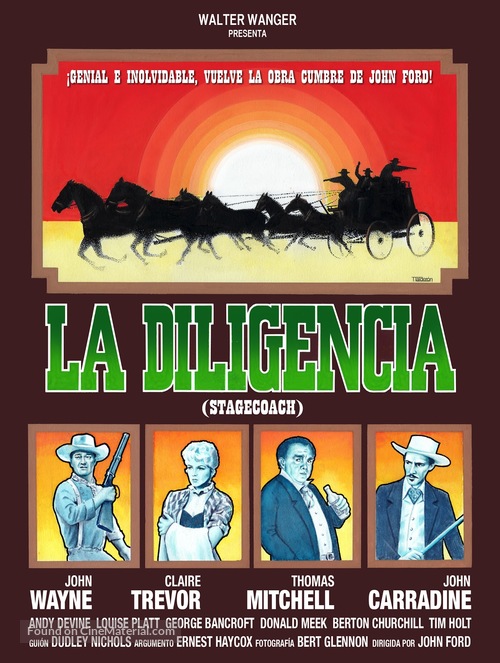 Stagecoach - Spanish Movie Poster