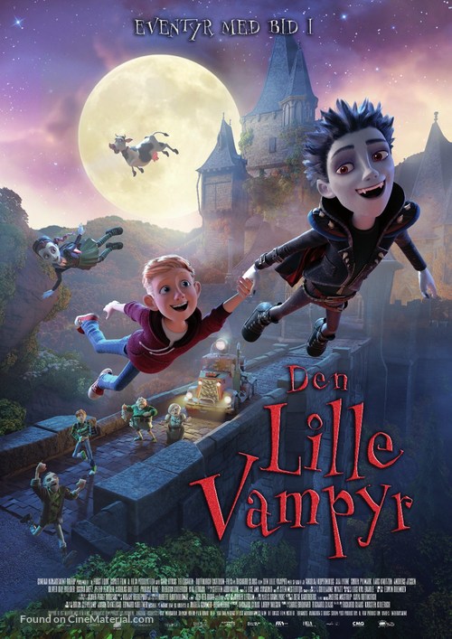 The Little Vampire 3D - Danish Movie Poster