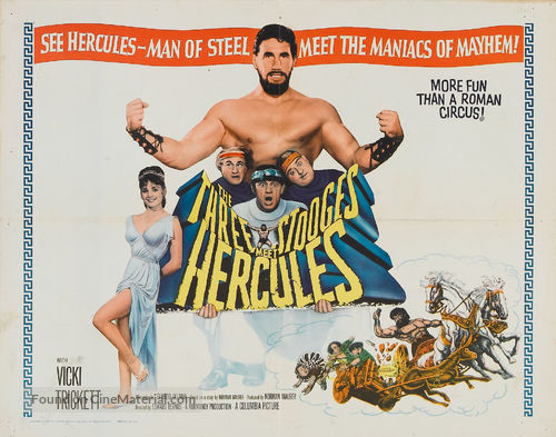 The Three Stooges Meet Hercules - Movie Poster