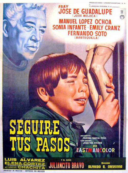 Seguir&eacute; tus pasos - Mexican Movie Poster