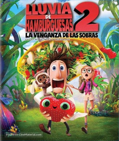 Cloudy with a Chance of Meatballs 2 - Argentinian Blu-Ray movie cover