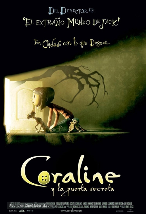Coraline - Mexican Movie Poster