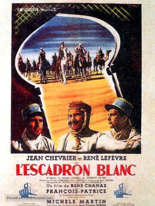 L&#039;escadron blanc - French Movie Poster