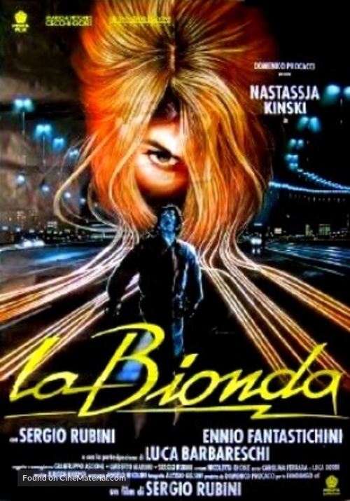 La bionda - Italian Movie Poster