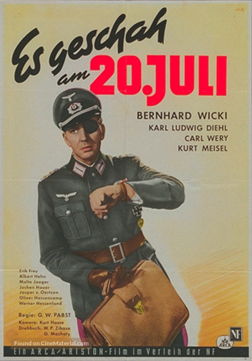 Es geschah am 20. Juli - German Movie Poster