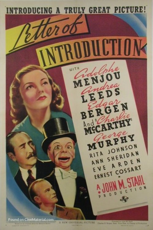 Letter of Introduction - Movie Poster