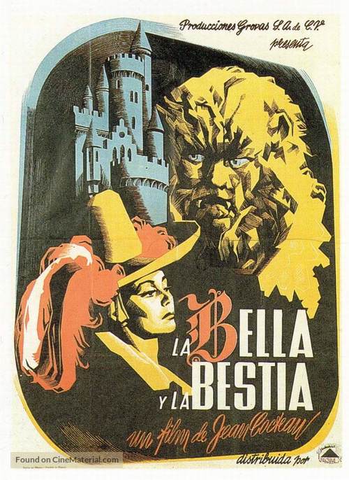 La belle et la b&ecirc;te - Mexican Movie Poster