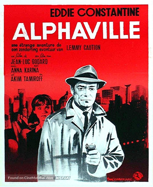 Alphaville, une &eacute;trange aventure de Lemmy Caution - Belgian Movie Poster