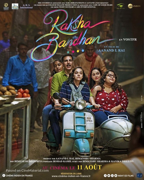 Raksha Bandhan - French Movie Poster