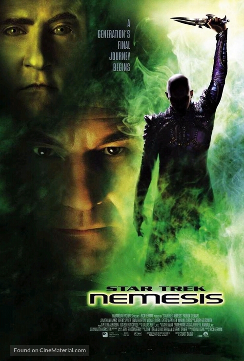 Star Trek: Nemesis - Canadian Movie Poster