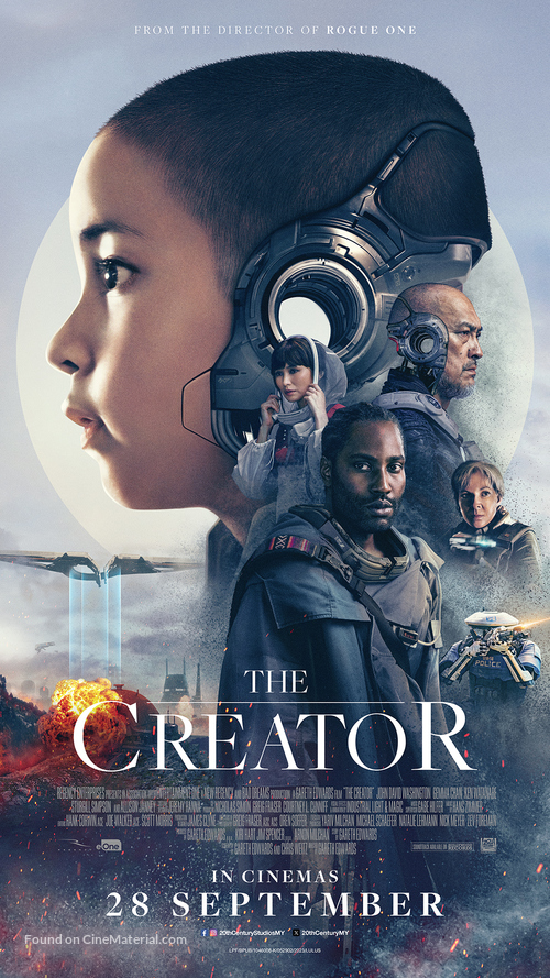 The Creator - Singaporean Movie Poster