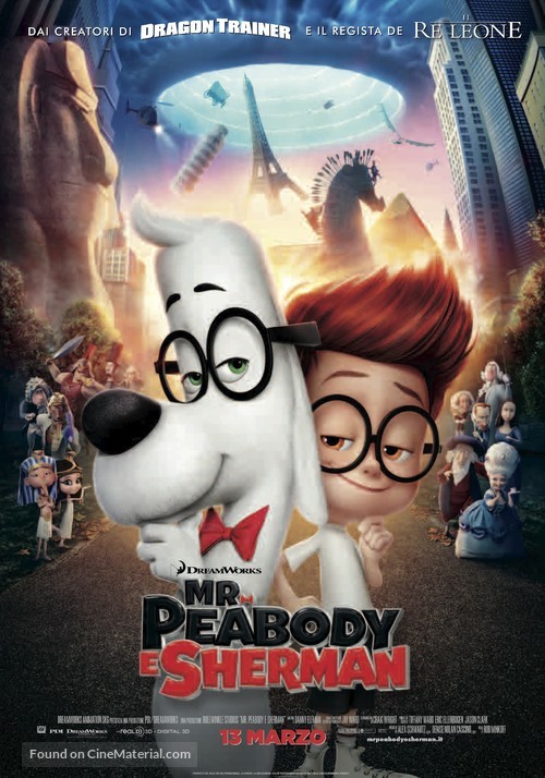 Mr. Peabody &amp; Sherman - Italian Movie Poster