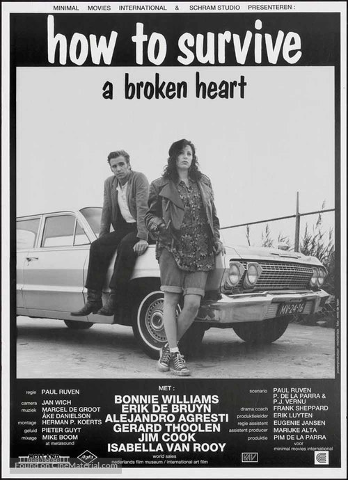 How to Survive a Broken Heart - Dutch Movie Poster