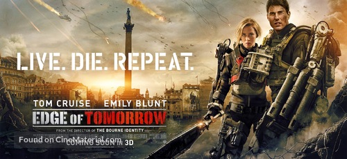 Edge of Tomorrow - British Movie Poster