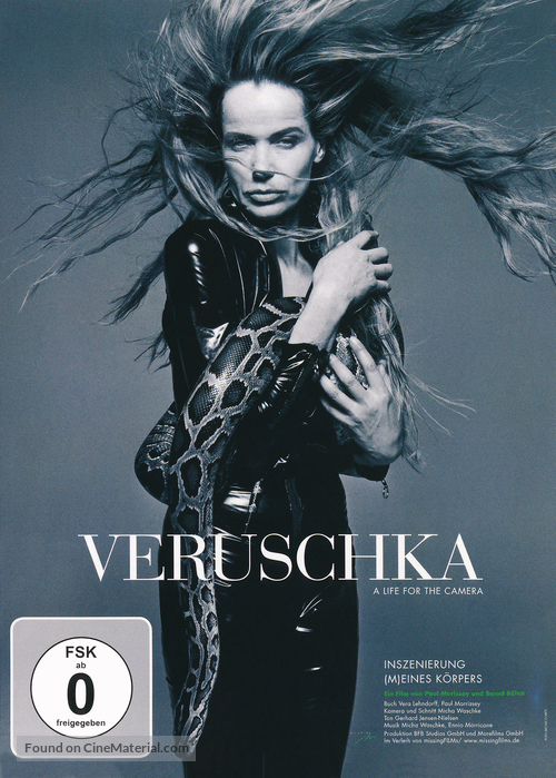 Veruschka - Die Inszenierung (m)eines K&ouml;rpers - German DVD movie cover