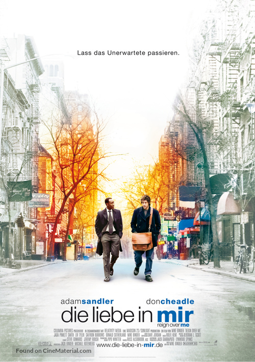 Reign Over Me - German Movie Poster