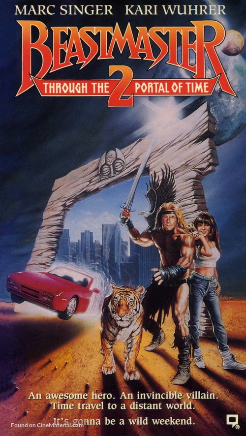 Beastmaster 2: Through the Portal of Time - VHS movie cover