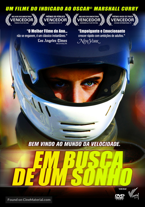 Racing Dreams - Brazilian DVD movie cover