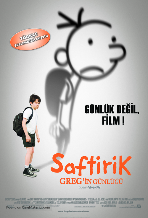 Diary of a Wimpy Kid - Turkish Movie Poster