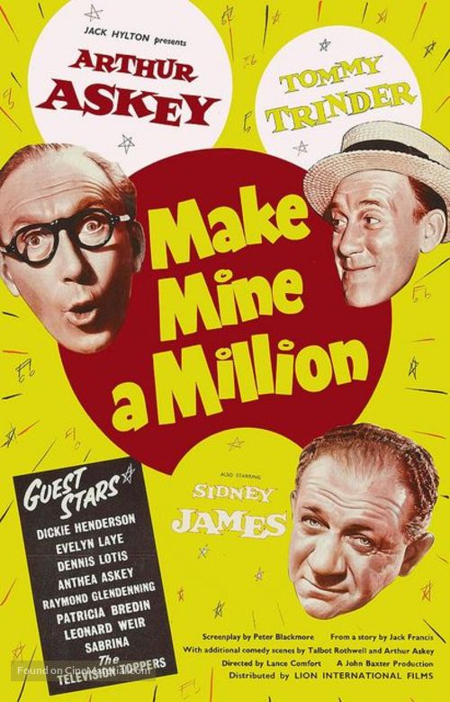 Make Mine a Million - British Movie Poster