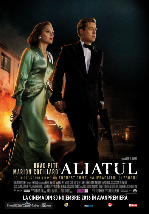 Allied - Romanian Movie Poster