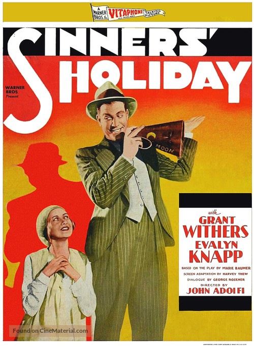 Sinners&#039; Holiday - Movie Poster