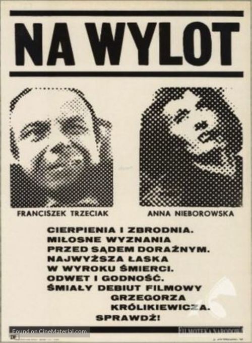 Na wylot - Polish Movie Poster