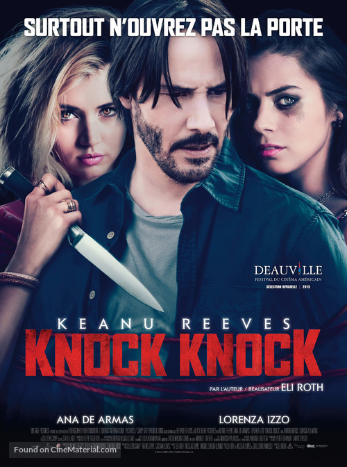 Knock Knock - French Theatrical movie poster
