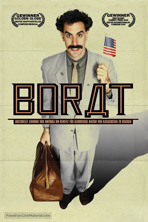 Borat: Cultural Learnings of America for Make Benefit Glorious Nation of Kazakhstan - German Video on demand movie cover