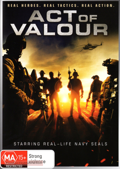 Act of Valor - Australian DVD movie cover