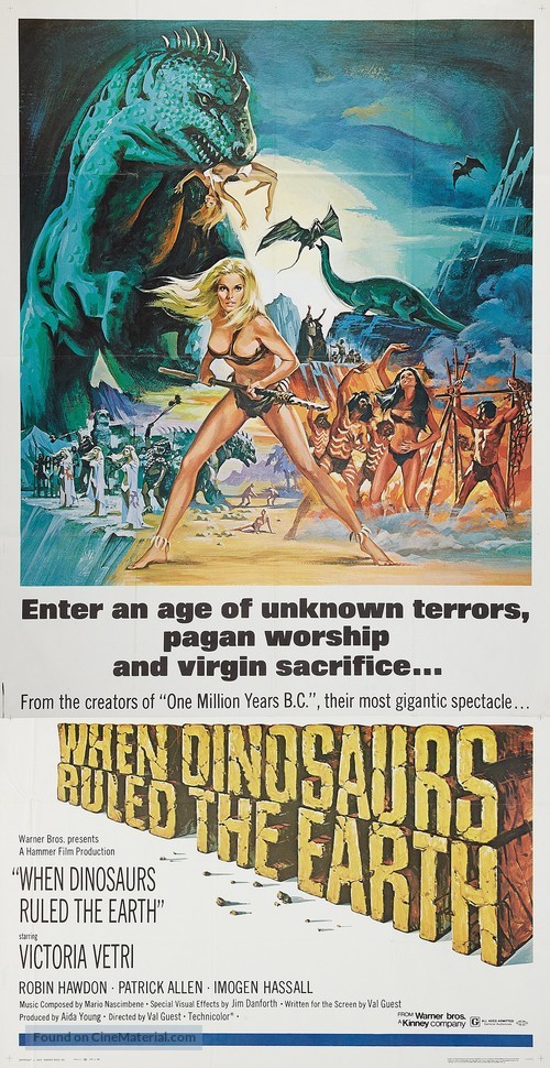 When Dinosaurs Ruled the Earth - Movie Poster