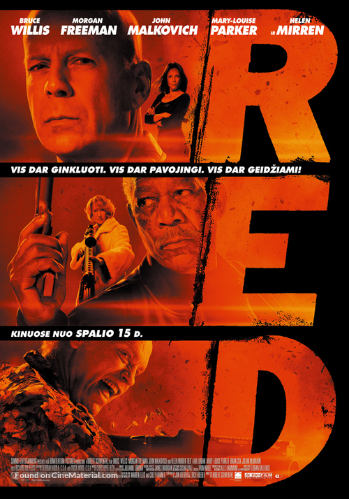 RED - Lithuanian Movie Poster