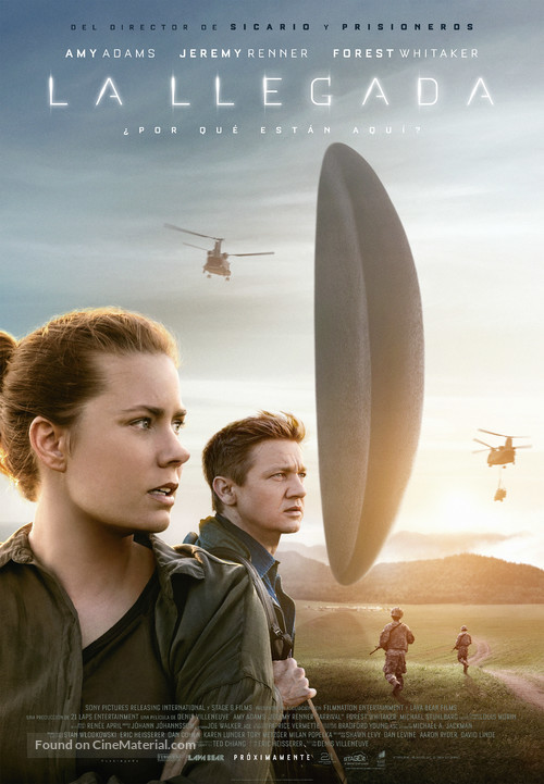 Arrival - Spanish Movie Poster