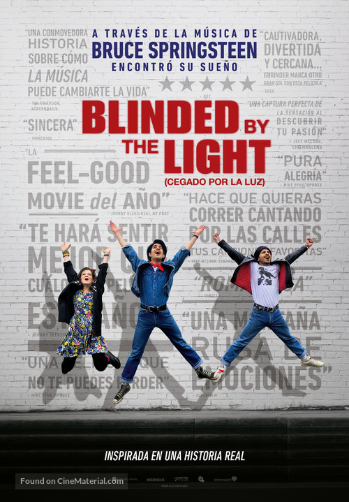 Blinded by the Light - Spanish Movie Poster