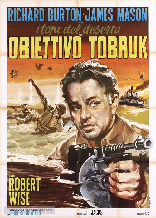 The Desert Rats - Italian Movie Poster