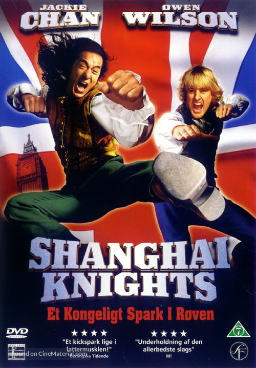 Shanghai Knights - Danish Movie Cover