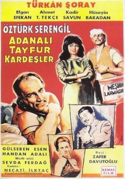 Adanali Tayfur kardesler - Turkish Movie Poster