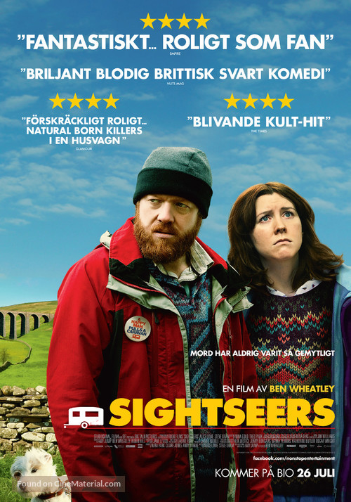 Sightseers - Swedish Movie Poster