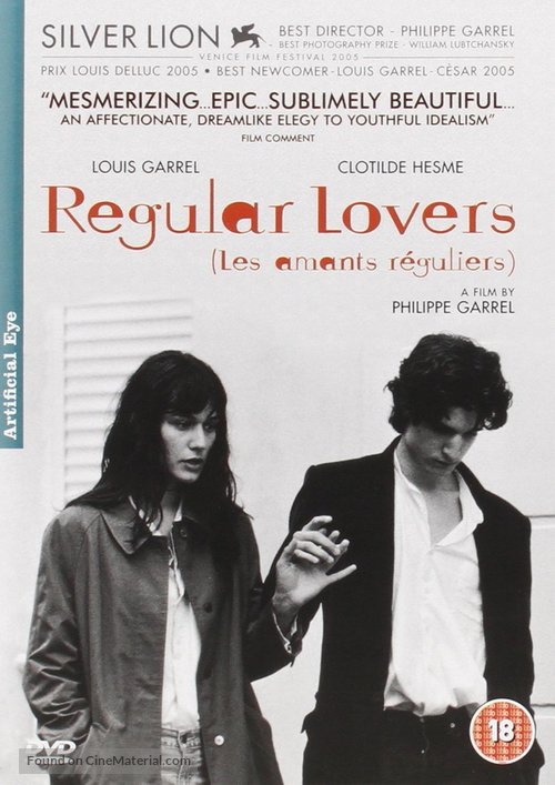 Les amants r&eacute;guliers - British DVD movie cover